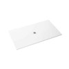 Brecoro Podium Solid Surface štvorcová sprchová vanička 80 x 80 cm, biela POB007