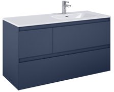 Elita SPLIT skrinka pod umývadlo 120 cm 3S, blue matt 169025