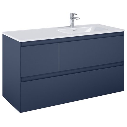 Elita SPLIT skrinka pod umývadlo 120 cm 3S, blue matt 169025