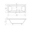 Roca Vita – Obdĺžniková akrylátová vaňa do kúpeľne 180 × 80 cm (A24T074000)