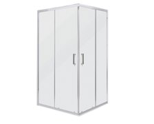 Novoterm Malibu SQ sprchový kút 100 x 70 x 190  cm, sklo mrazené "crepi"