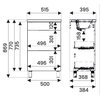 Aquaform ARONA SLIM 50 skrinka s umývadlom dub canela AQ.401-185122