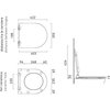 Catalano ZERO 55 sedátko slim SoftClose 0151200001