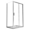 BESCO Actis sprchový kút 120 x 80 x 195 cm sklo číre