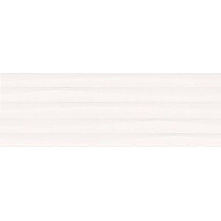Opoczno SELINA WHITE STR SHINY MICRO rektifikovaný obklad matný 39,8 x 119,8 cm NT105-002-1