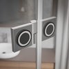 Radaway ESSENZA PRO BRUSHED Nikel KDJ + S štvorcový sprchový kút 90 x 90 cm 10097390-91-01R +10098090-01-01+10098090-01-01