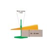 LEVELYS nivelačné spony 1 mm XXL - 100 ks (SP1112)