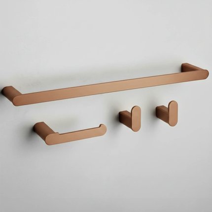 Rea MATI BRUSH COPPER sada doplnkov do kúpeľne REA-05004