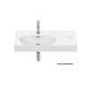 Roca MERIDIAN Fineceramic® nástenné/nábytkové umývadlo 80 x 46 cm, ľavé A327743000