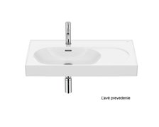 Roca MERIDIAN Fineceramic® nástenné/nábytkové umývadlo 80 x 46 cm, ľavé A327743000