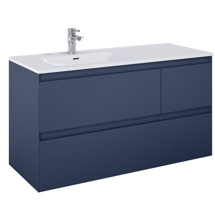 Elita SPLIT skrinka pod umývadlo 120 cm 3S, blue matt 169022