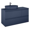 Elita SPLIT skrinka pod umývadlo 120 cm 3S, blue matt 169022