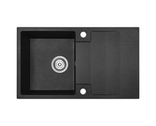 Kuchinox RAB granitový drez 76 x 44 cm, čierny SBF_711Y