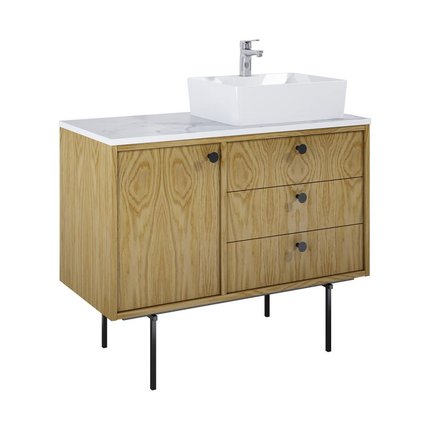 Elita LEGACY kúpeľňová skrinka pod umývadlo 100 cm 3S 1D, prírodný dub RE011001096690