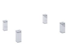 Aquaform ARONA komplet nožičiek 4x4x10 cm – 4 ks chróm AQ.401-185132