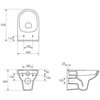 Cersanit CITY NEW WC misa závesná RimFree 53 x 37 cm K35-028