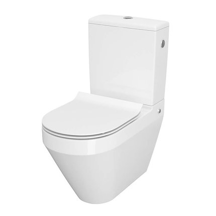 Cersanit CREA CLEANON 010/020 WC kombi so sedátkom 63,5 x 36 cm K114-023+K673-005