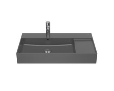 Roca INSPIRA FINECERAMIC® nástenné umývadlo 80 x 49 cm, onyx A32752B640