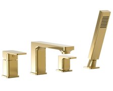 Valvex LOFT Gold 4-otvorová vaňová batéria, zlatá 2455870