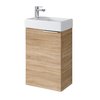 Kúpeľňová skrinka Fika set s umývadlom 40 cm 003-SU40-04+TR41355