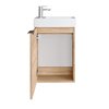 Kúpeľňová skrinka Fika set s umývadlom 40 cm 003-SU40-04+TR41355