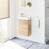 Kúpeľňová skrinka Fika set s umývadlom 40 cm 003-SU40-04+TR41355