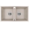 Kuchinox RAB granitový drez 80 x 44 cm, bež SBF_420Y