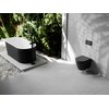 Besco CeraBe LAAX MATT BLACK WC misa závesná Rimless 45 x 35,5 x 36,5 cm cm so sedátkom #ZLA-C-DLC