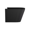 Besco CeraBe LAAX MATT BLACK WC misa závesná Rimless 45 x 35,5 x 36,5 cm cm so sedátkom #ZLA-C-DLC