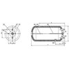 Elektromet WGJ-g/Z 100 výmenník 100 l, bez cievky vodorovný 253-10-000