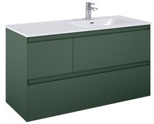 Elita SPLIT skrinka pod umývadlo 120 cm 3S, green matt 169024