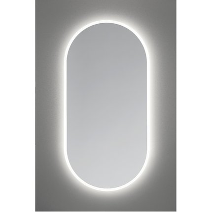 Home MAX zrkadlo oválne s LED osvetlením 50 x 100 cm