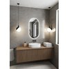 Home MAX zrkadlo oválne s LED osvetlením 50 x 100 cm
