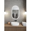 Home MAX zrkadlo oválne s LED osvetlením 50 x 100 cm