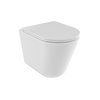 Besco CeraBe LAAX ERGO WHITE WC misa závesná Rimless 44,5 x 36 x 39,5 cm so sedátkom #ZLAE-B-DLB