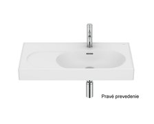 Roca MERIDIAN Fineceramic® nástenné/nábytkové umývadlo 80 x 46 cm, pravé A327744620