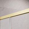 Radaway IDEA 6 BRUSHED LIGHT GOLD DWJ sprchové dvere 140 x 205 cm, sklo číre 387018-98-01L