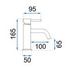 Cersanit INVERTO 60  keramické umývadlo na dosku 60,5 x 45,5 cm K671-005