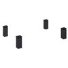 Elita Sunn Komplet nôh 4x4x10 cm – 4 ks čierne – RE080503037060