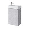 Kúpeľňová skrinka Fika set s umývadlom 40 cm 003-SU40-02+TR41355