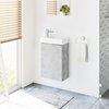 Kúpeľňová skrinka Fika set s umývadlom 40 cm 003-SU40-02+TR41355