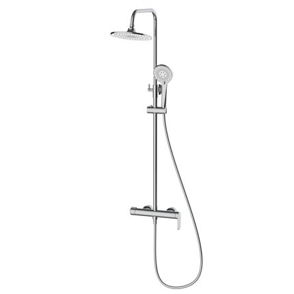 Avapax LUNEPO sprchový set s batériou, chróm ADLU621121