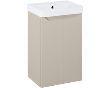 Elita HELO kúpeľňová skrinka s umývadlom 40 x 35,3 cm, fume matt RE020400207020