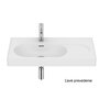Roca MERIDIAN Fineceramic® nástenné/nábytkové umývadlo 80 x 46 cm, ľavé A327743620