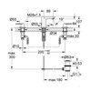 Grohe EUROSMART COSMOPOTLITAN 3-otvorová umývadlová batéria, chróm 20187000