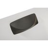 SANPLAST záhlavník k vani 25 x 11 x 3 cm čierny 661-A0029-43