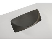 SANPLAST záhlavník k vani 25 x 11 x 3 cm čierny 661-A0029-43