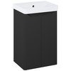 Elita HELO kúpeľňová skrinka s umývadlom 40 x 35,3 cm, čierna matná RE020400207160