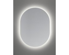 Home MAX zrkadlo oválne s LED osvetlením 60 x 80 cm