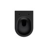 Besco CeraBe LAAX ERGO MATT BLACK WC misa závesná Rimless 44,5 x 36 x 39,5 cm so sedátkom #ZLAE-C-DLC